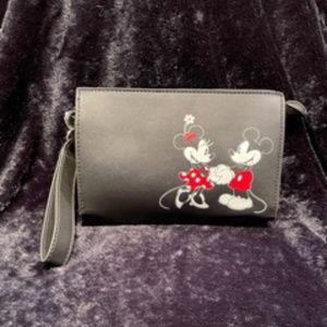 NWT Bioworld Mickey and Minnie Wristlet